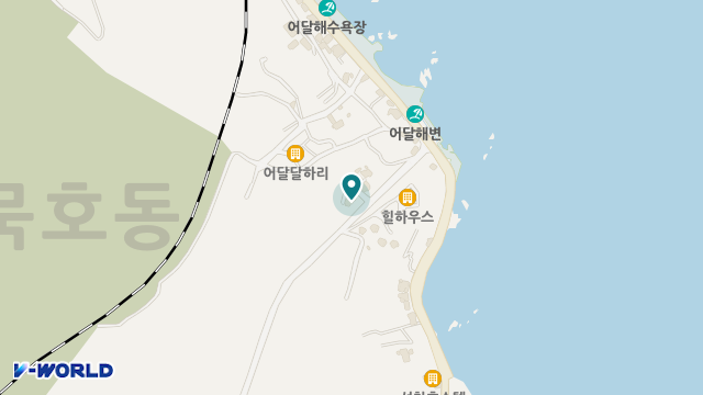 어달실버하우스요양원 위치 지도