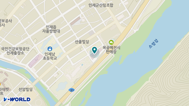 인제요양원 위치 지도
