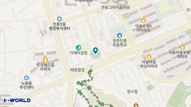 푸른샘너싱홈 위치 지도
