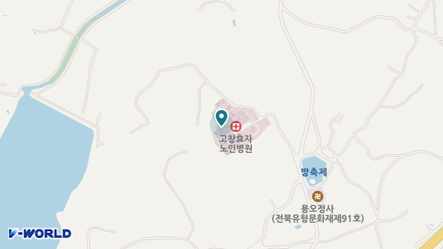 고창효자요양원 위치 지도