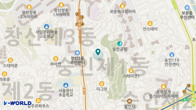 서울시 종로구 재가노인복지기관 위치 지도