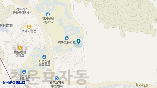청운실버데이케어센터 위치 지도