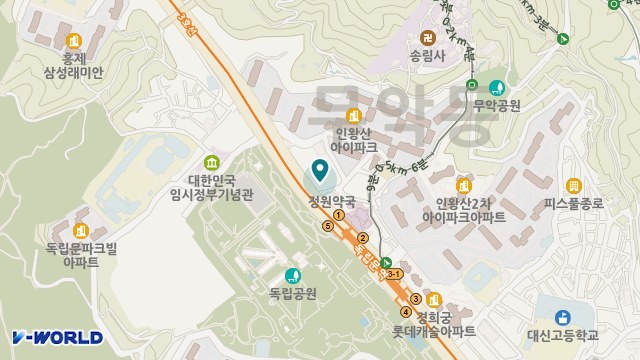 나로재가복지센터 위치 지도