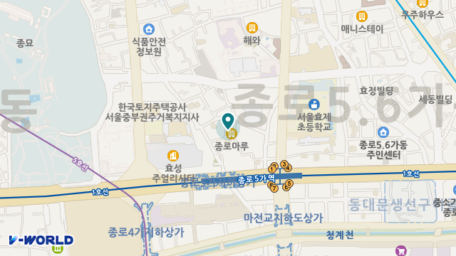 글로리재가방문요양센터 위치 지도