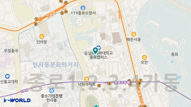 아름재가복지센터 위치 지도
