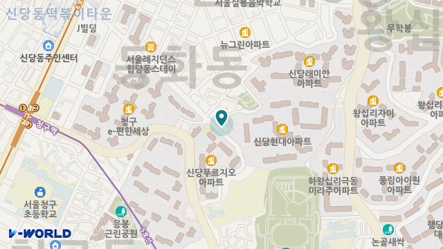 정담재활주야간보호센터 위치 지도