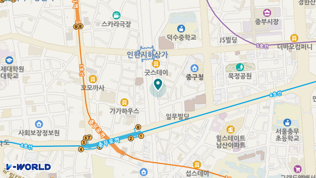 푸른숲 재가노인복지센터 위치 지도