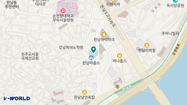 용산데이케어센터 위치 지도