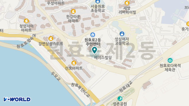 용산실버데이케어센터 위치 지도