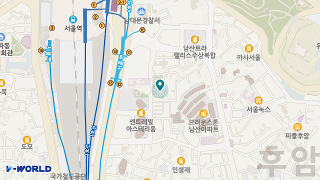 사랑나눔 재가노인복지센터 위치 지도
