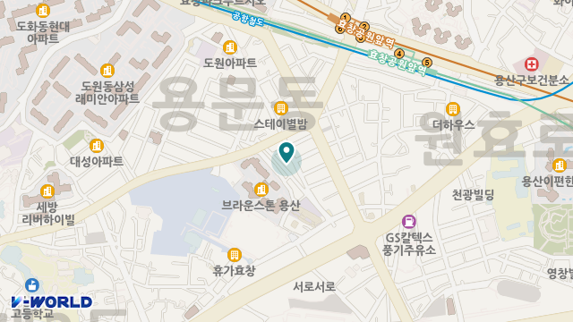 고운손실버재가센터 위치 지도