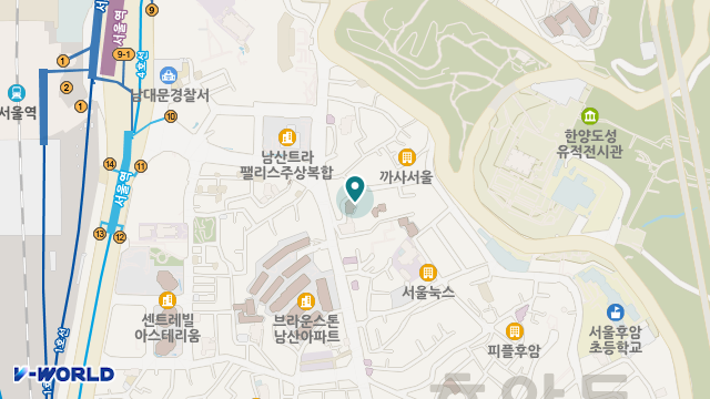 엠에이디실버 위치 지도