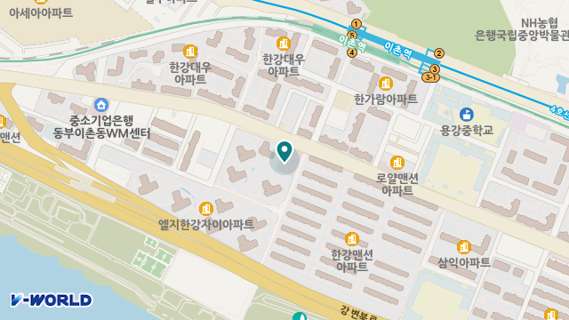 돌봄연구소 행복한시니어케어센터 동부이촌지점 위치 지도