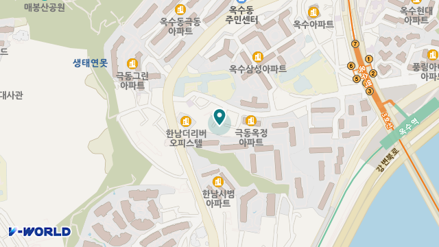 정수데이케어센터 위치 지도