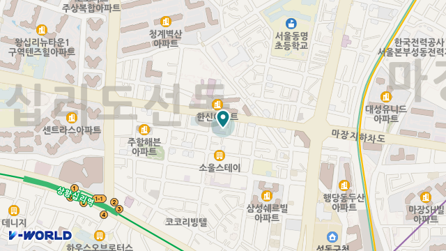 왕십리성당데이케어센터 위치 지도