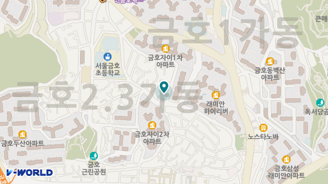 금호동성당데이케어센터 위치 지도