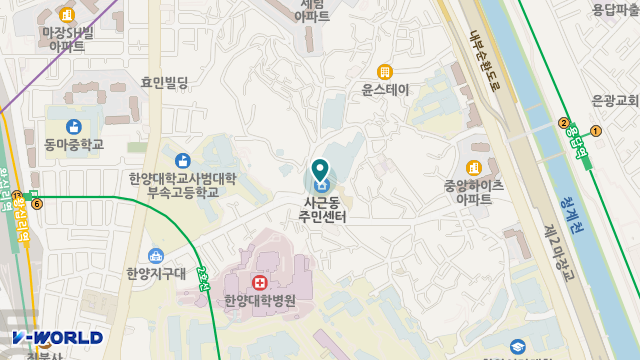 성동구립 사근동데이케어센터 위치 지도