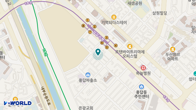 삼성시니어센터 위치 지도