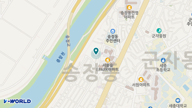 구립송정동데이케어센터 위치 지도
