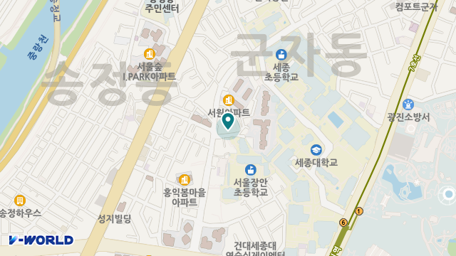 광진데이케어센터 위치 지도