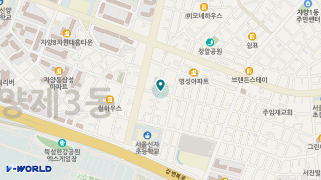 평강마을 데이케어센터 위치 지도