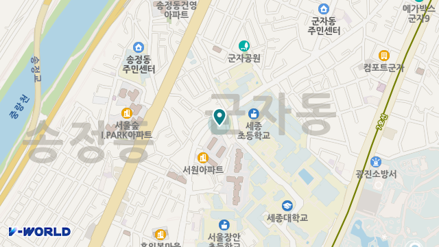 군자 연세데이케어센터 위치 지도