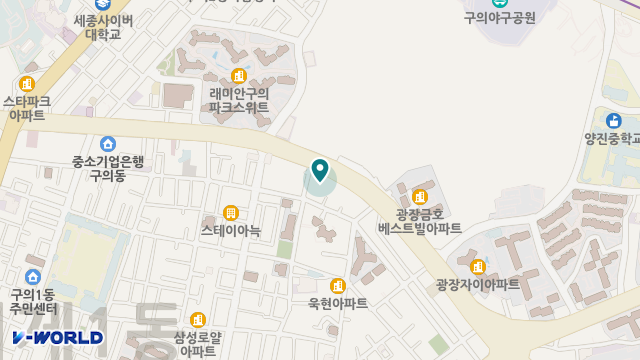 A+광진데이케어센터 위치 지도