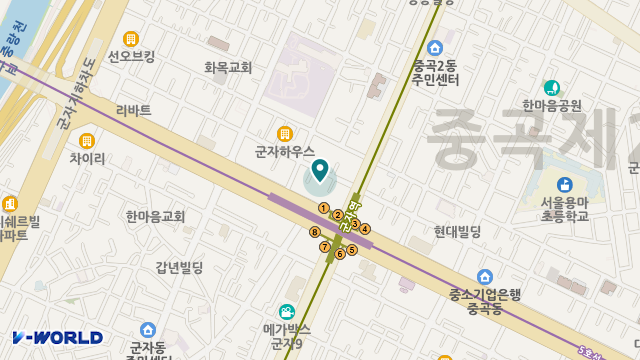 서울데이케어센터 위치 지도