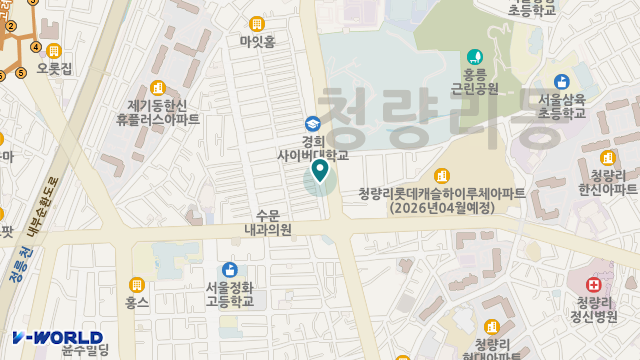 구립동안홍릉데이케어센터 위치 지도