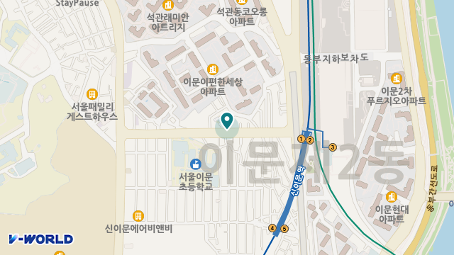 서울데이케어센터 위치 지도
