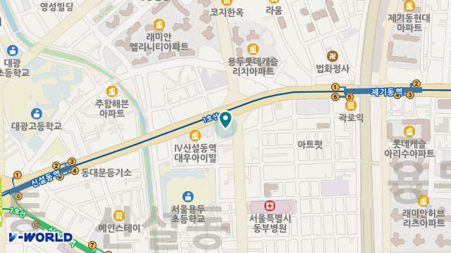 동부주간보호센터 위치 지도
