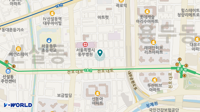 서보재가복지센터 위치 지도