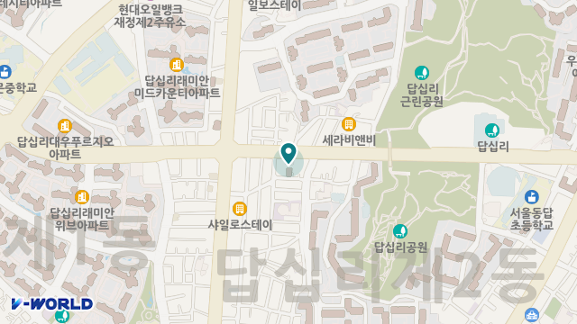 평화재가복지센터 위치 지도