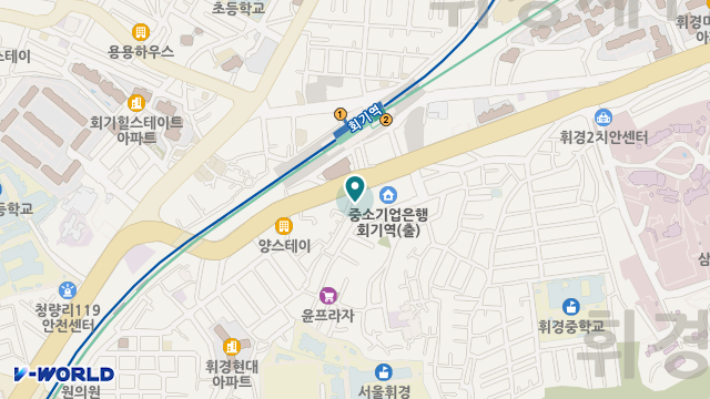 휘경사랑데이케어센터 위치 지도