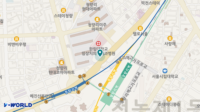 도담케어 방문요양 동대문센터 위치 지도