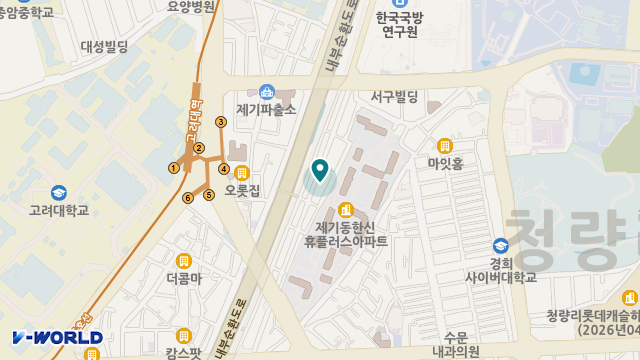 홍제노인복지센터 위치 지도