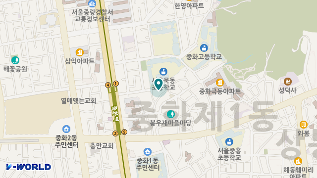 중화데이케어센터 위치 지도