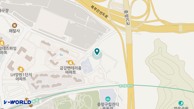 양원사랑데이케어센터 위치 지도