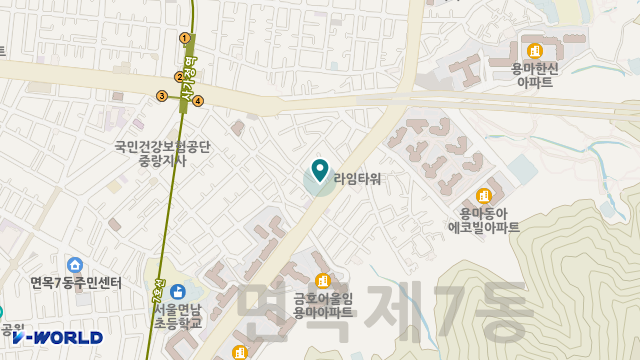 사랑나눔 주야간보호센터 위치 지도