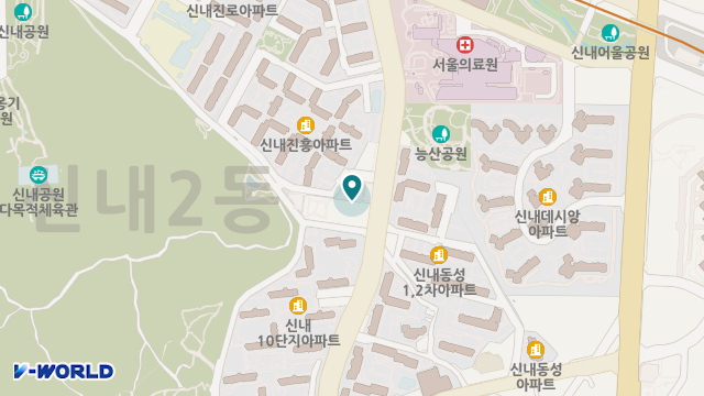 "A"광은케어센터 위치 지도