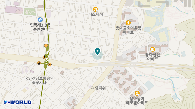 가온재가복지센터 위치 지도