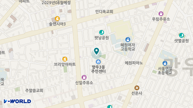 우리동네재가센터 위치 지도