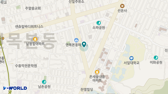 상봉재가복지센터 위치 지도