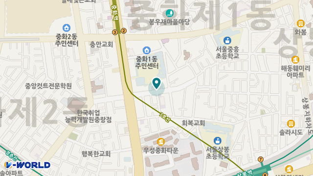 우리효재가복지센터 위치 지도