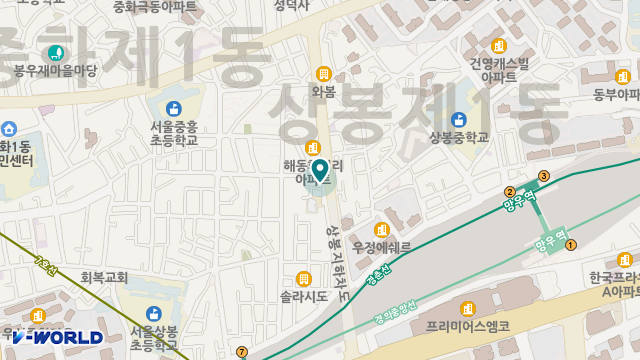 대교뉴이프 재가복지센터 서울중랑센터 위치 지도