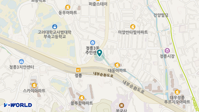 정릉데이케어센터 위치 지도