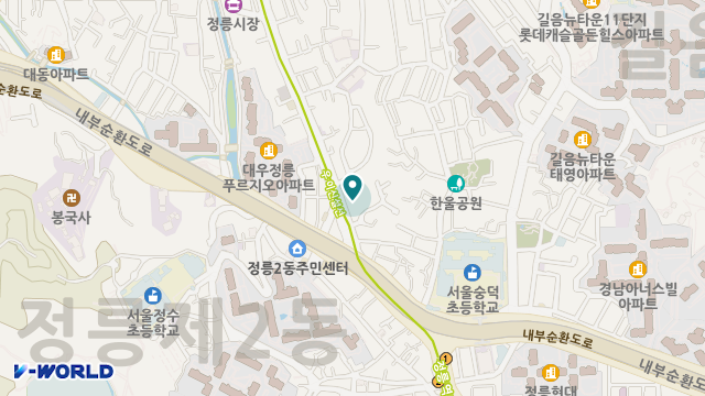 죽헌 미르데이센터(성북1호) 위치 지도