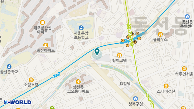 바른데이케어센터 위치 지도