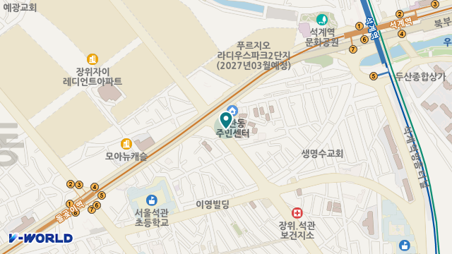 고구려복지센터 위치 지도