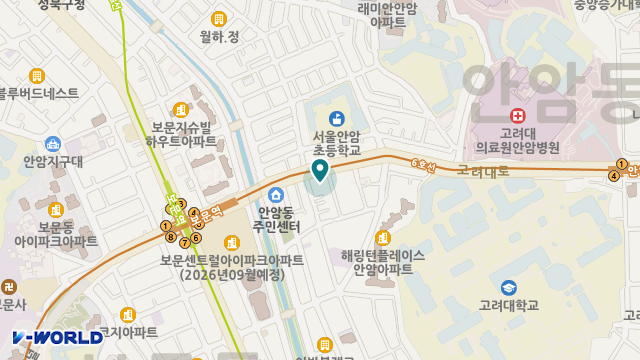 보문사랑데이케어센터 위치 지도